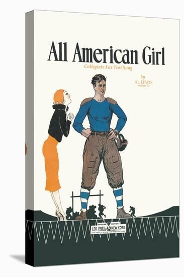 All American Girl-null-Stretched Canvas