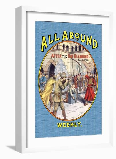 All Around Weekly: After the Big Diamond-null-Framed Art Print