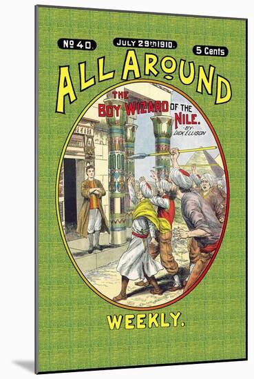 All Around Weekly: The Big Boy Wizard of the Nile-null-Mounted Art Print