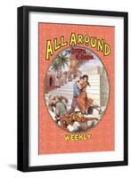 All Around Weekly: The Steps of Doom-null-Framed Art Print