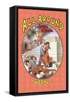 All Around Weekly: The Steps of Doom-null-Framed Stretched Canvas