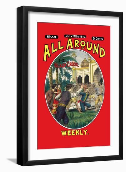 All Around Weekly: The Wild Beast Hunters-null-Framed Art Print