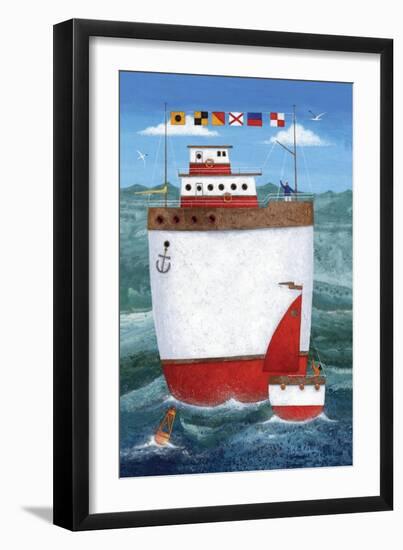 All at Sea-Peter Adderley-Framed Art Print
