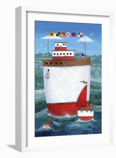 All at Sea-Peter Adderley-Framed Art Print