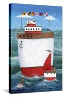 All at Sea-Peter Adderley-Stretched Canvas