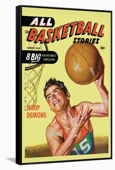 All Basketball Stories: Hoop Demons-null-Framed Stretched Canvas