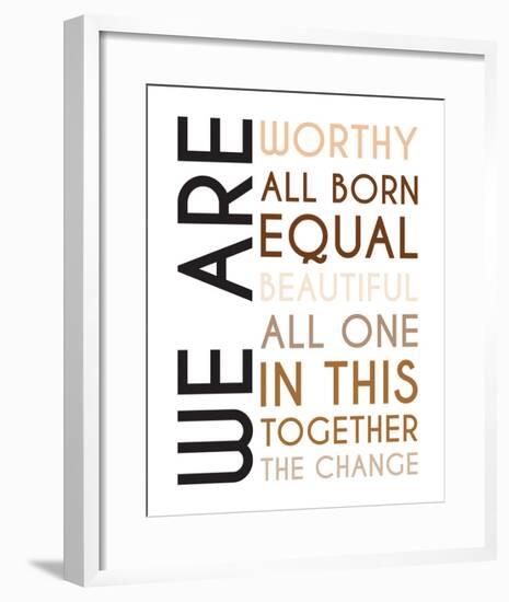 All Born Equal-Tenisha Proctor-Framed Art Print