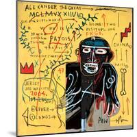 All Coloured Cast (Part Iii)-Jean-Michel Basquiat-Mounted Giclee Print