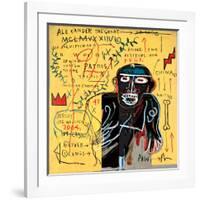 All Coloured Cast (Part Iii)-Jean-Michel Basquiat-Framed Giclee Print