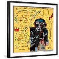 All Coloured Cast (Part Iii)-Jean-Michel Basquiat-Framed Giclee Print