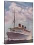 'All Electric from Stem to Stern - The Monarch of Bermuda', 1937-Unknown-Stretched Canvas