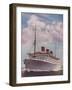 'All Electric from Stem to Stern - The Monarch of Bermuda', 1937-Unknown-Framed Giclee Print