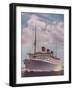 'All Electric from Stem to Stern - The Monarch of Bermuda', 1937-Unknown-Framed Giclee Print