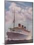 'All Electric from Stem to Stern - The Monarch of Bermuda', 1937-Unknown-Mounted Giclee Print