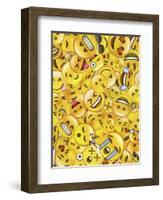 All Emoji Layers-Ali Lynne-Framed Giclee Print