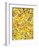 All Emoji Layers-Ali Lynne-Framed Giclee Print