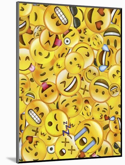 All Emoji Layers-Ali Lynne-Mounted Giclee Print