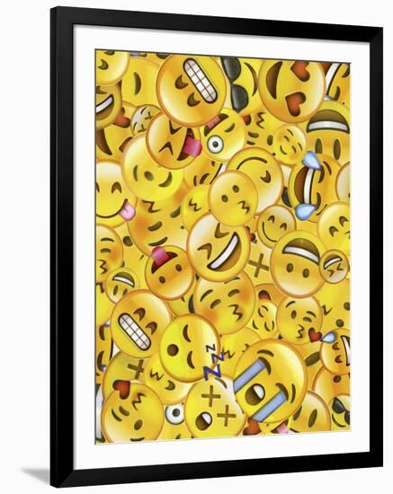 All Emoji Layers-Ali Lynne-Framed Giclee Print