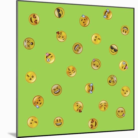 All Emoji Scramble III-Ali Lynne-Mounted Giclee Print