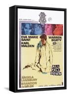 All Fall Down, from Top: Eva Marie Saint, Warren Beatty, 1962-null-Framed Stretched Canvas