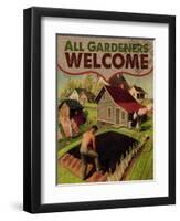 All Gardeners Welcome 1-null-Framed Giclee Print