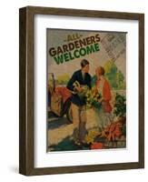 All Gardeners Welcome 2-null-Framed Giclee Print