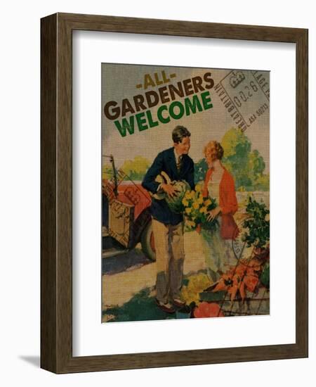 All Gardeners Welcome 2-null-Framed Giclee Print