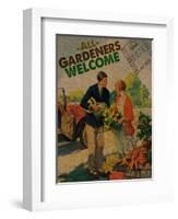 All Gardeners Welcome 2-null-Framed Giclee Print