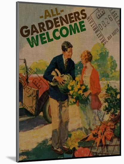 All Gardeners Welcome 2-null-Mounted Giclee Print