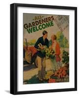 All Gardeners Welcome 2-null-Framed Giclee Print