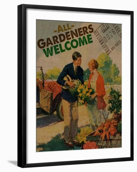 All Gardeners Welcome 2-null-Framed Giclee Print