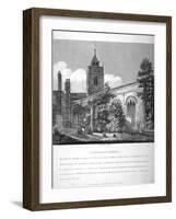 All Hallows-By-The-Tower Church, London, 1810-William Pearson-Framed Giclee Print