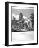 All Hallows-By-The-Tower Church, London, 1810-William Pearson-Framed Giclee Print