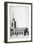 All Hallows-By-The-Tower Church, London, C1750-Benjamin Cole-Framed Giclee Print