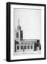 All Hallows-By-The-Tower Church, London, C1750-Benjamin Cole-Framed Giclee Print