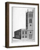 All Hallows Church, Bread Street, London, 1750-Benjamin Cole-Framed Giclee Print