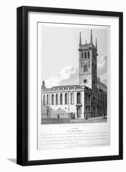 All Hallows Church, Bread Street, London, 1814-Joseph Skelton-Framed Giclee Print