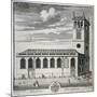 All Hallows Church, Bread Street, London, C1730-Thomas Bowles-Mounted Giclee Print