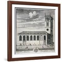 All Hallows Church, Bread Street, London, C1730-Thomas Bowles-Framed Giclee Print