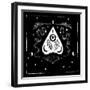 All Hallows Eve II Sq no Words-Sara Zieve Miller-Framed Art Print