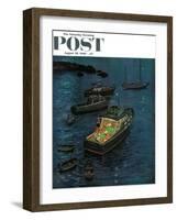 "All Hands on Deck," Saturday Evening Post Cover, August 20, 1960-Ben Kimberly Prins-Framed Giclee Print