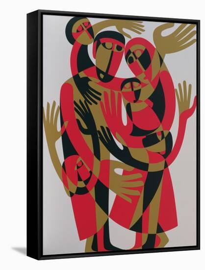 All Human Beings are Born Free and Equal in Dignity and Rights, 1998-Ron Waddams-Framed Stretched Canvas