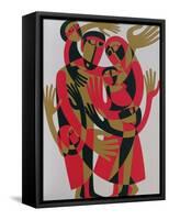 All Human Beings are Born Free and Equal in Dignity and Rights, 1998-Ron Waddams-Framed Stretched Canvas