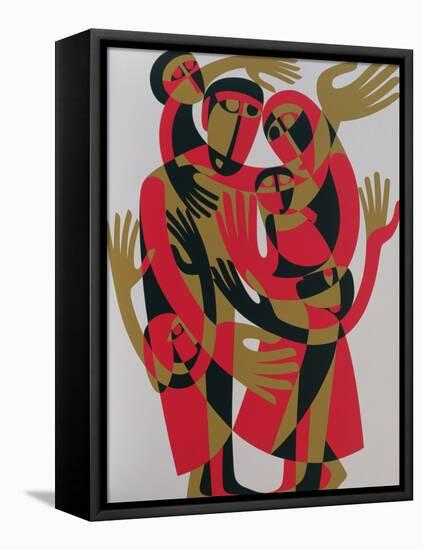 All Human Beings are Born Free and Equal in Dignity and Rights, 1998-Ron Waddams-Framed Stretched Canvas