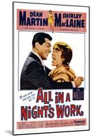 All in a Night's Work, 1961-null-Mounted Art Print