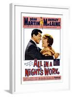 All in a Night's Work, 1961-null-Framed Art Print