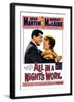 All in a Night's Work, 1961-null-Framed Art Print