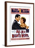 All in a Night's Work, 1961-null-Framed Art Print