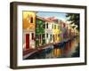 All in a Row-Arcobaleno-Framed Art Print