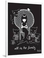 All In the Family-Emily the Strange-Framed Premium Giclee Print